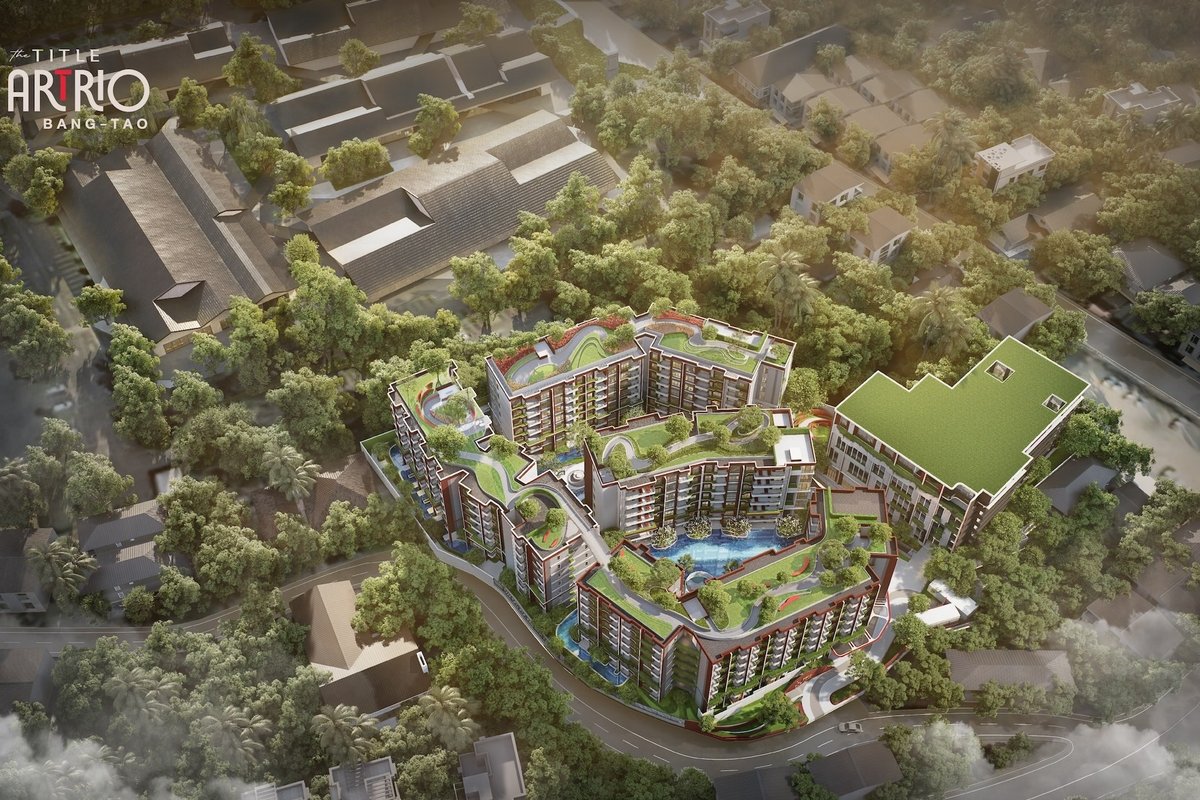 The Title Artrio — aerial view of the complex