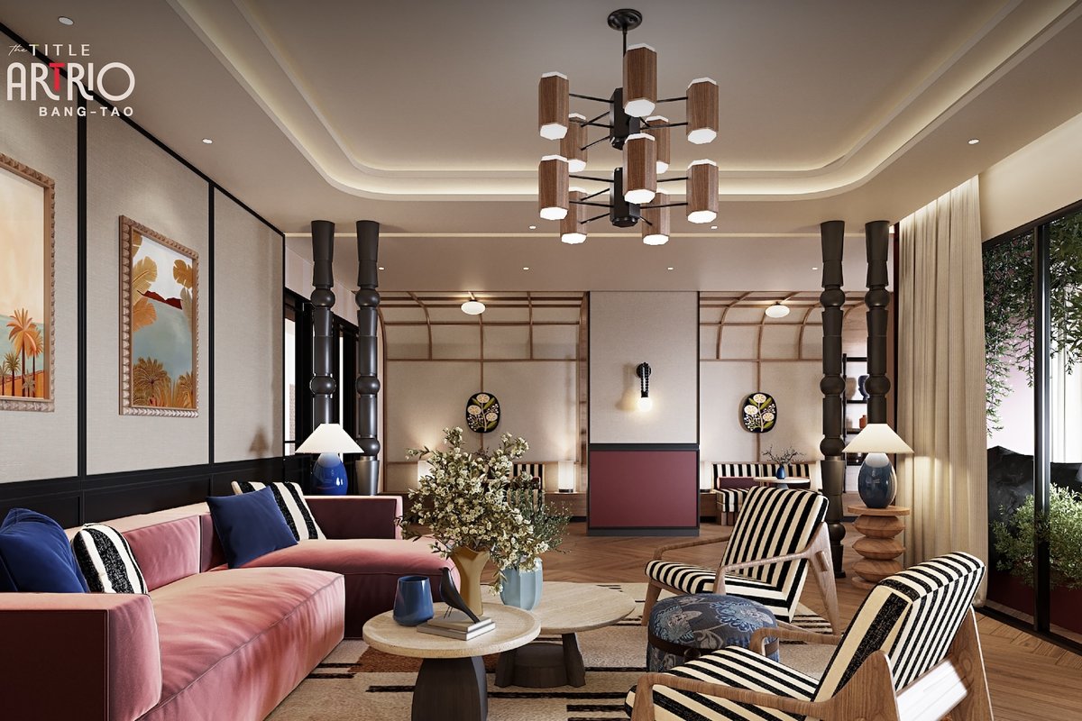 The Title Artrio — residents' lounge